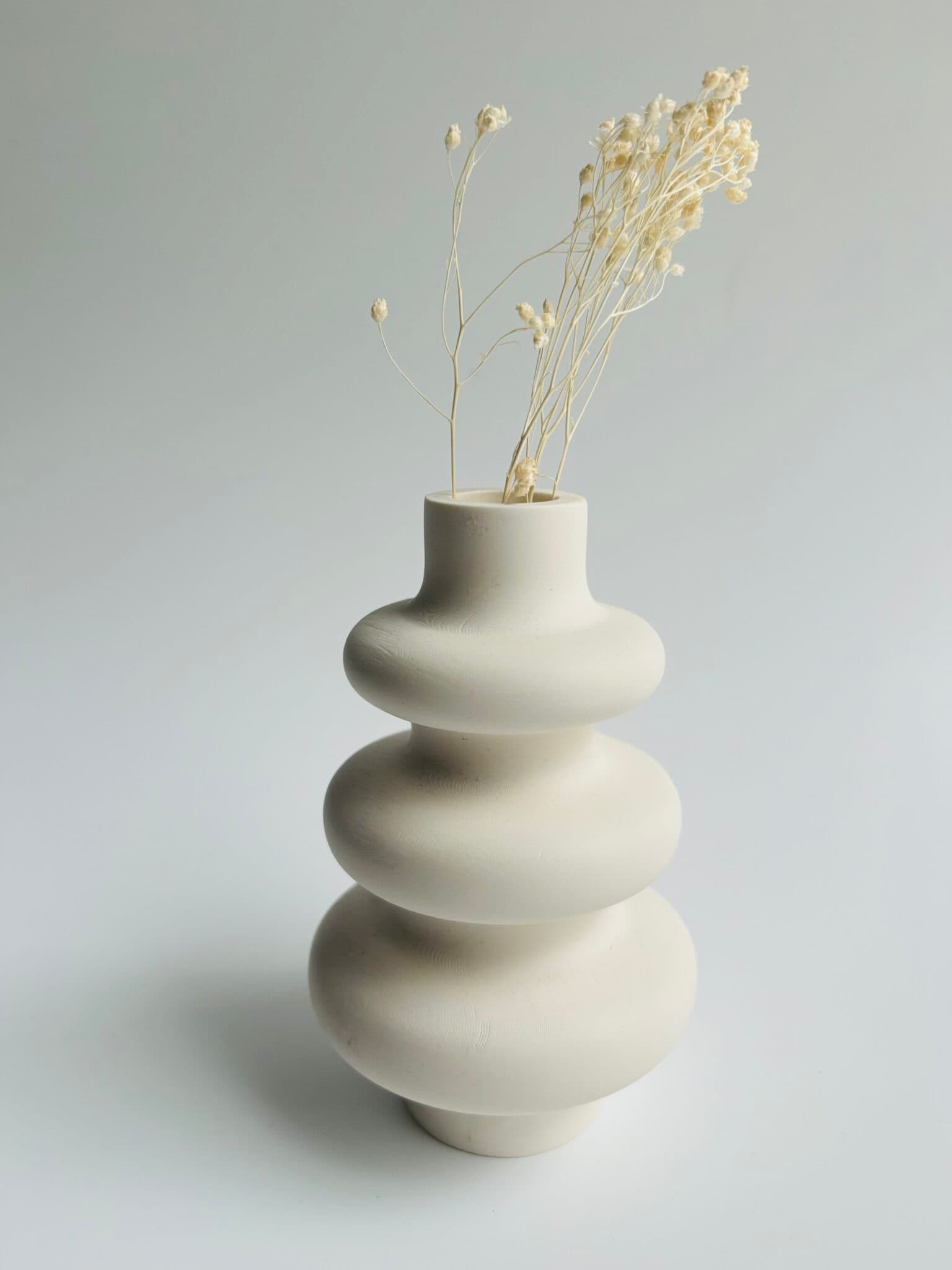 Mini vase design en jesmonite - Nour