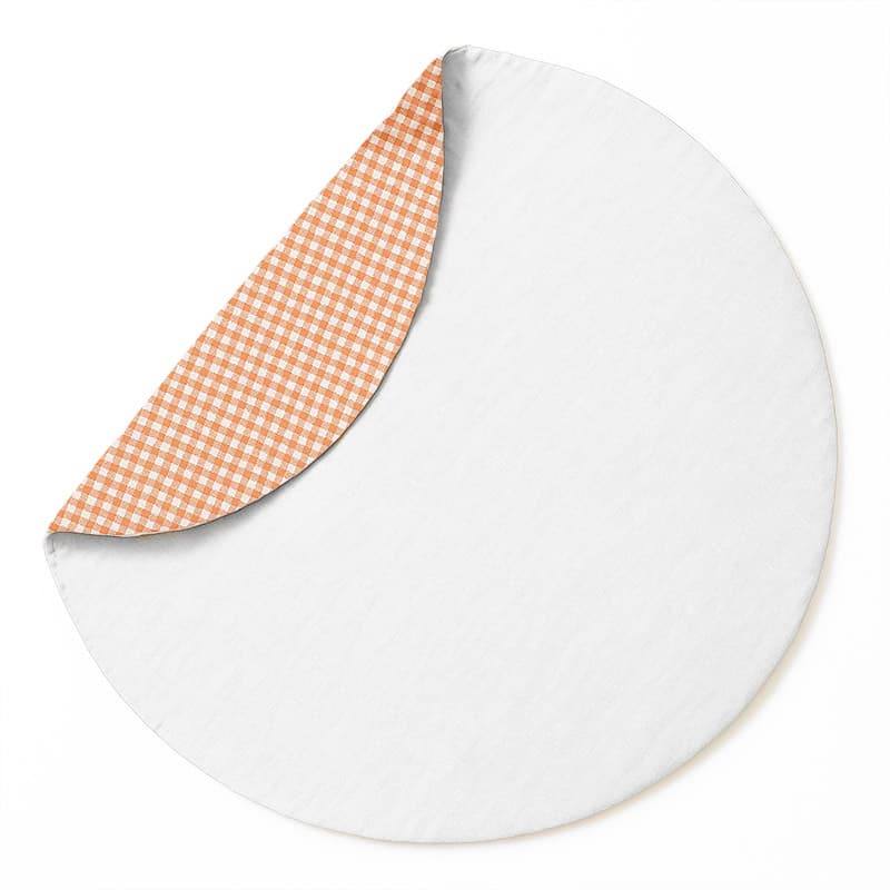 Tapis d'Eveil en Coton Bio Blanc