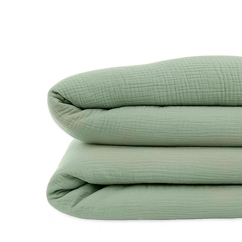 Housse de Couette en Coton Bio Vert