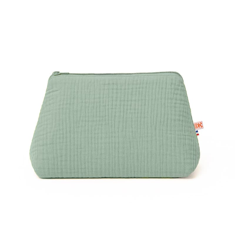 Trousse de Toilette en Coton Bio Vert