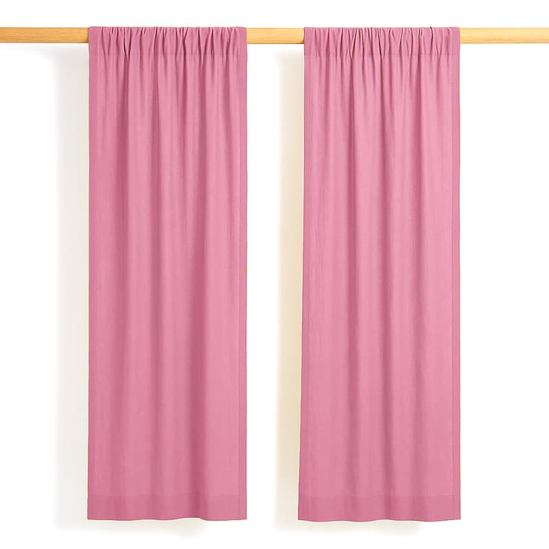 Rideaux en Gaze de Coton Bio Rose
