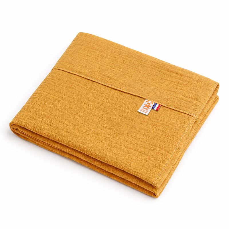 Drap Plat en Gaze de Coton Bio Honey
