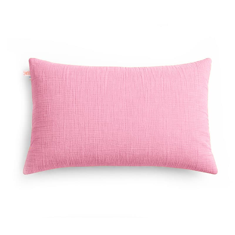 Taie d'Oreiller en Coton Bio Rose