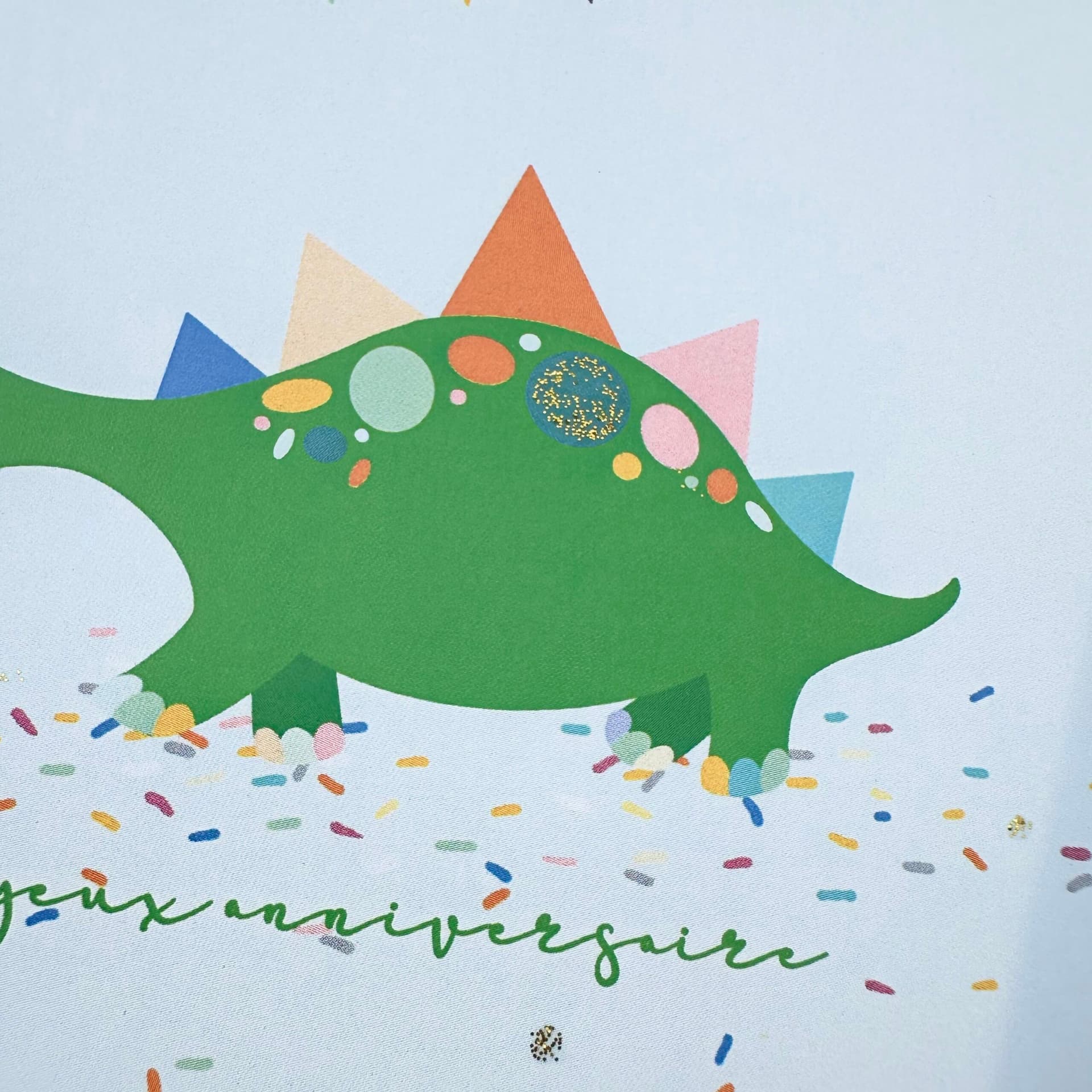 Pochette 5 invitations anniversaire - Dinosaure (avec enveloppes) - vue 5