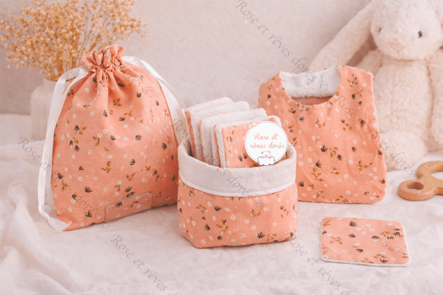 Coffret cadeau bébé – Douceur de naissance - Sucre d'orge - prêt à offrir - vue 1