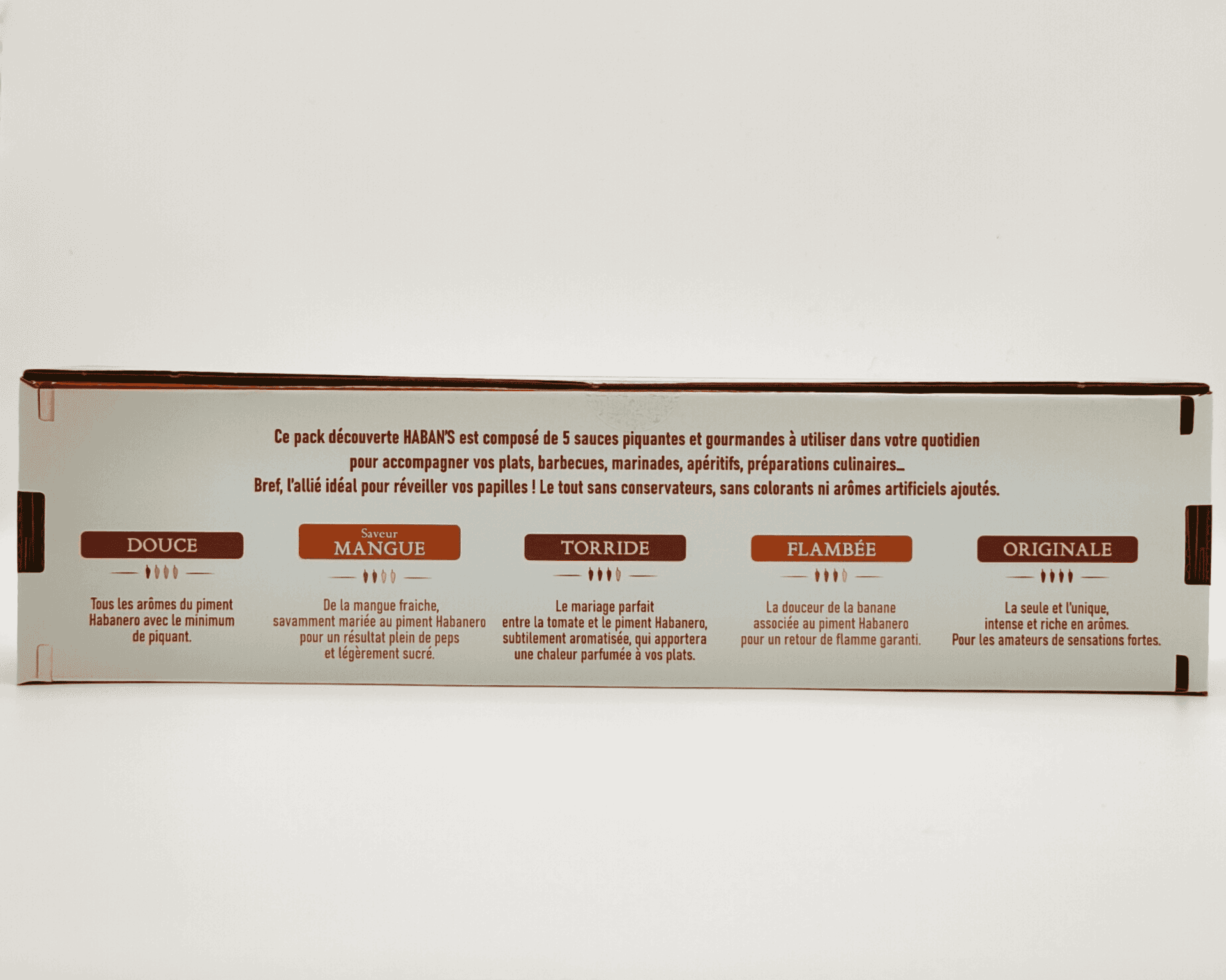 Pack Découverte Haban’s – 5 Sauces Piquantes Artisanales - vue 4