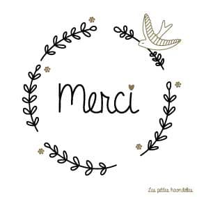 Carte & enveloppe - Merci - vue 7