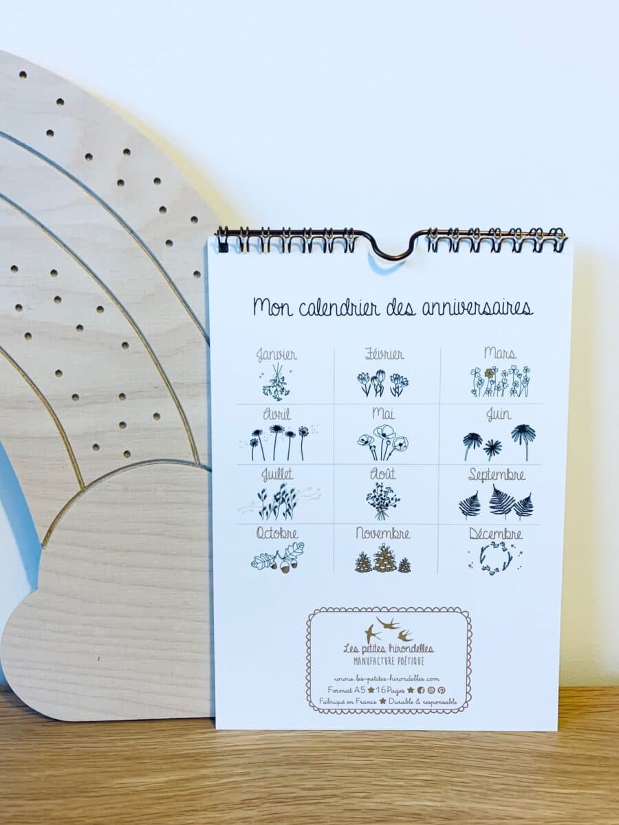 Calendrier des Anniversaires Botanique - vue 5
