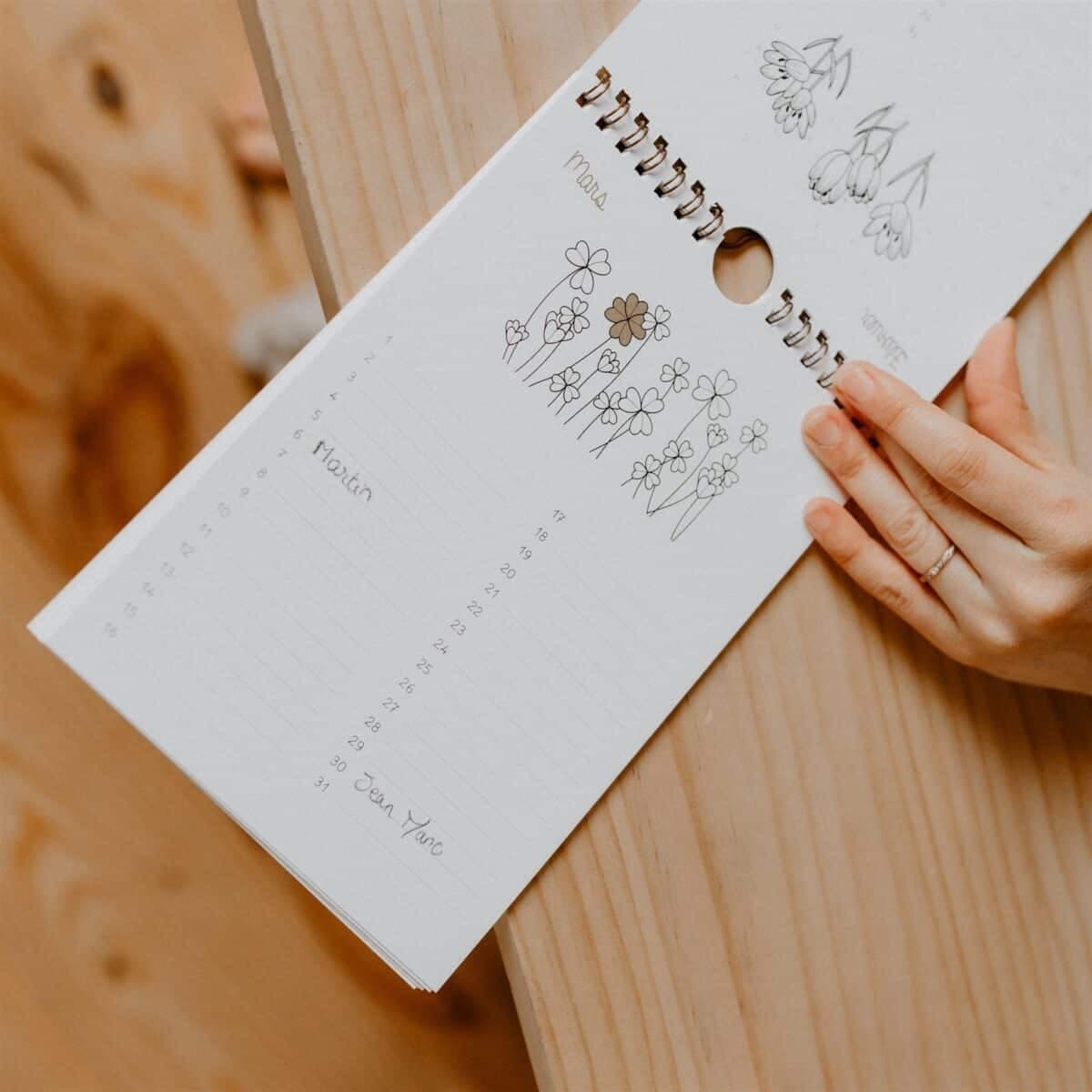 Calendrier des Anniversaires Botanique - vue 3