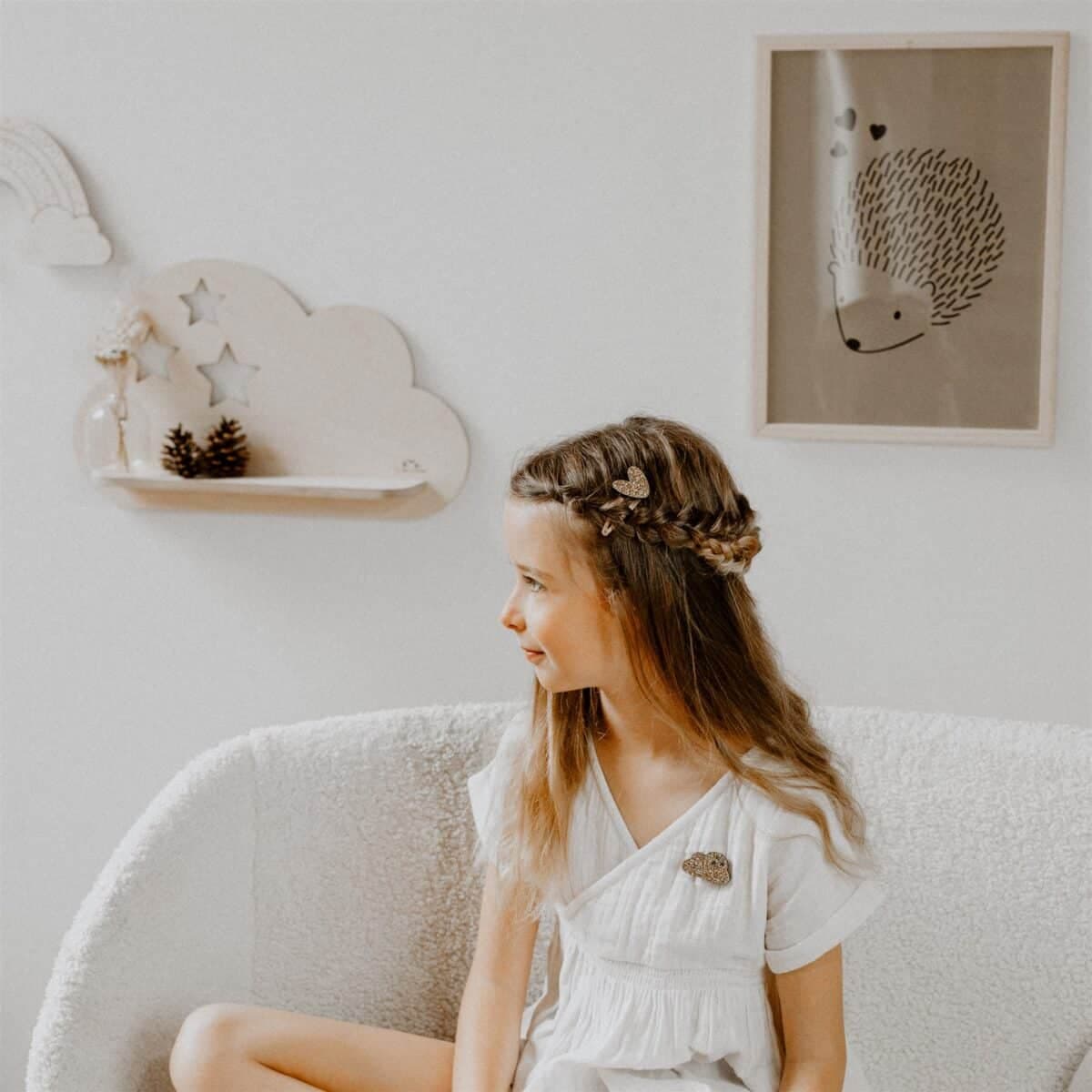 Barrettes doubles - Coeurs - vue 2