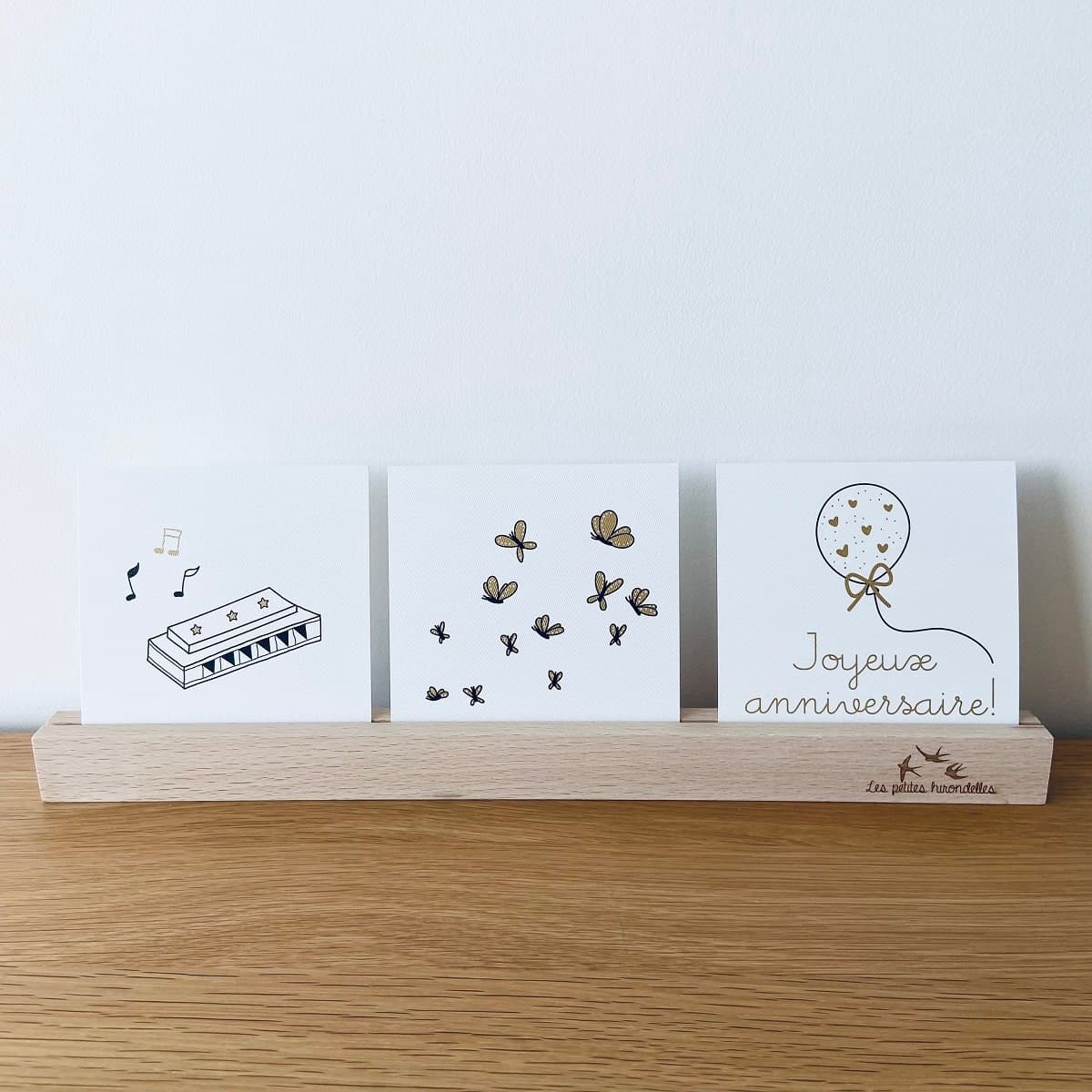 Carte & enveloppe - Joyeux anniversaire - vue 3