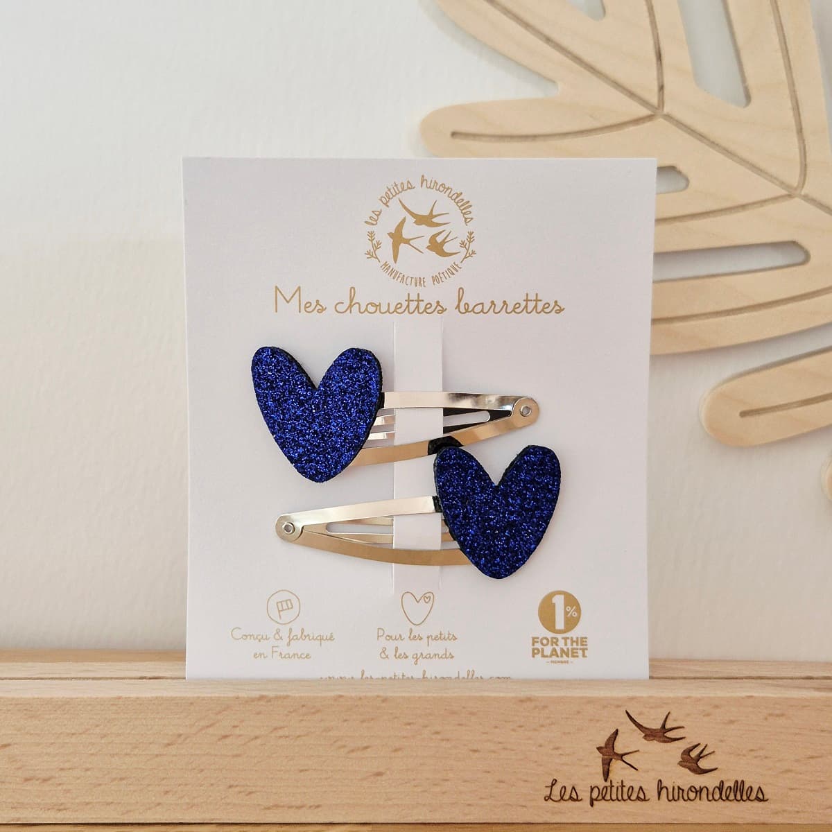 Barrettes doubles - Coeurs - vue 8