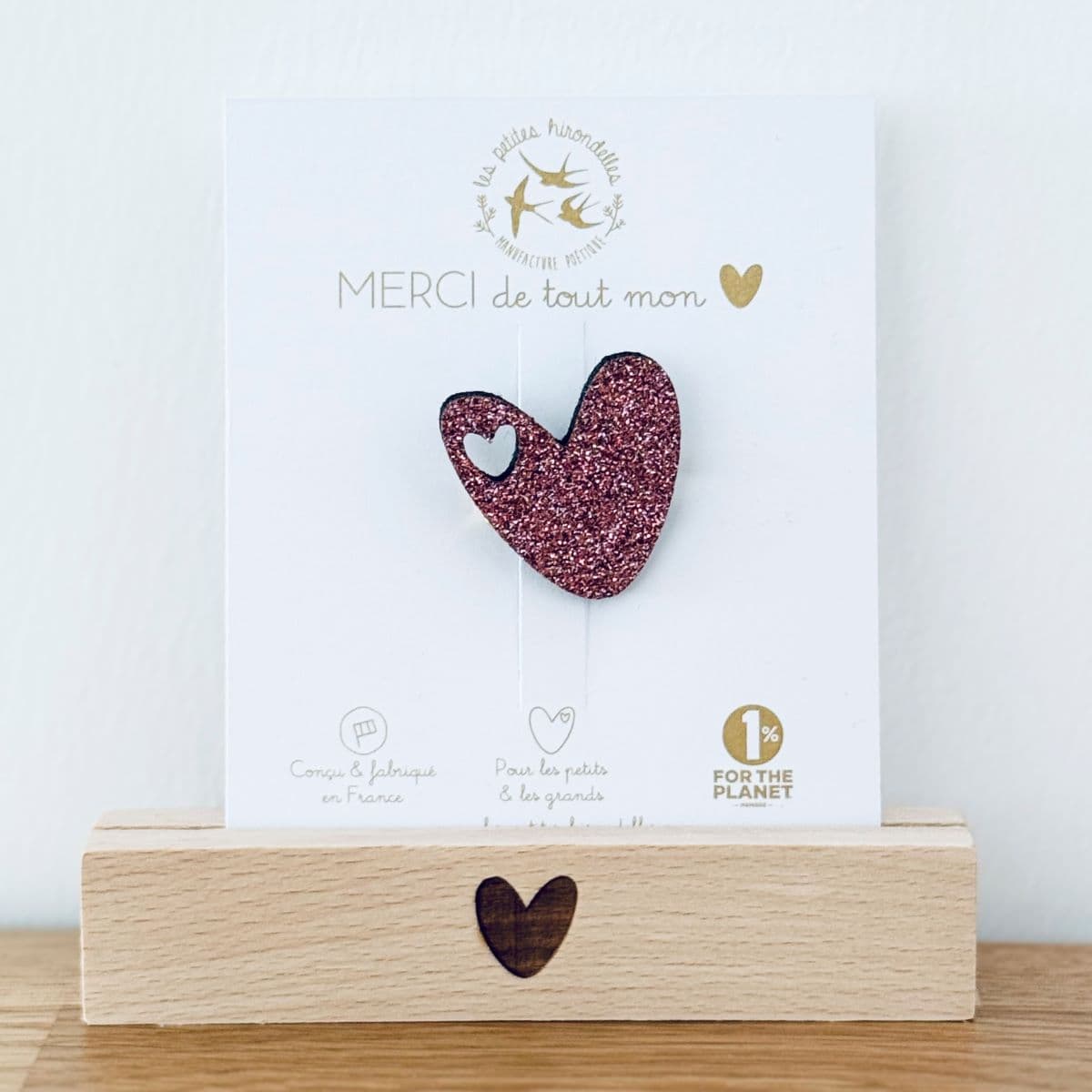 Merci de tout mon cœur - Petites attentions pailletées - vue 12