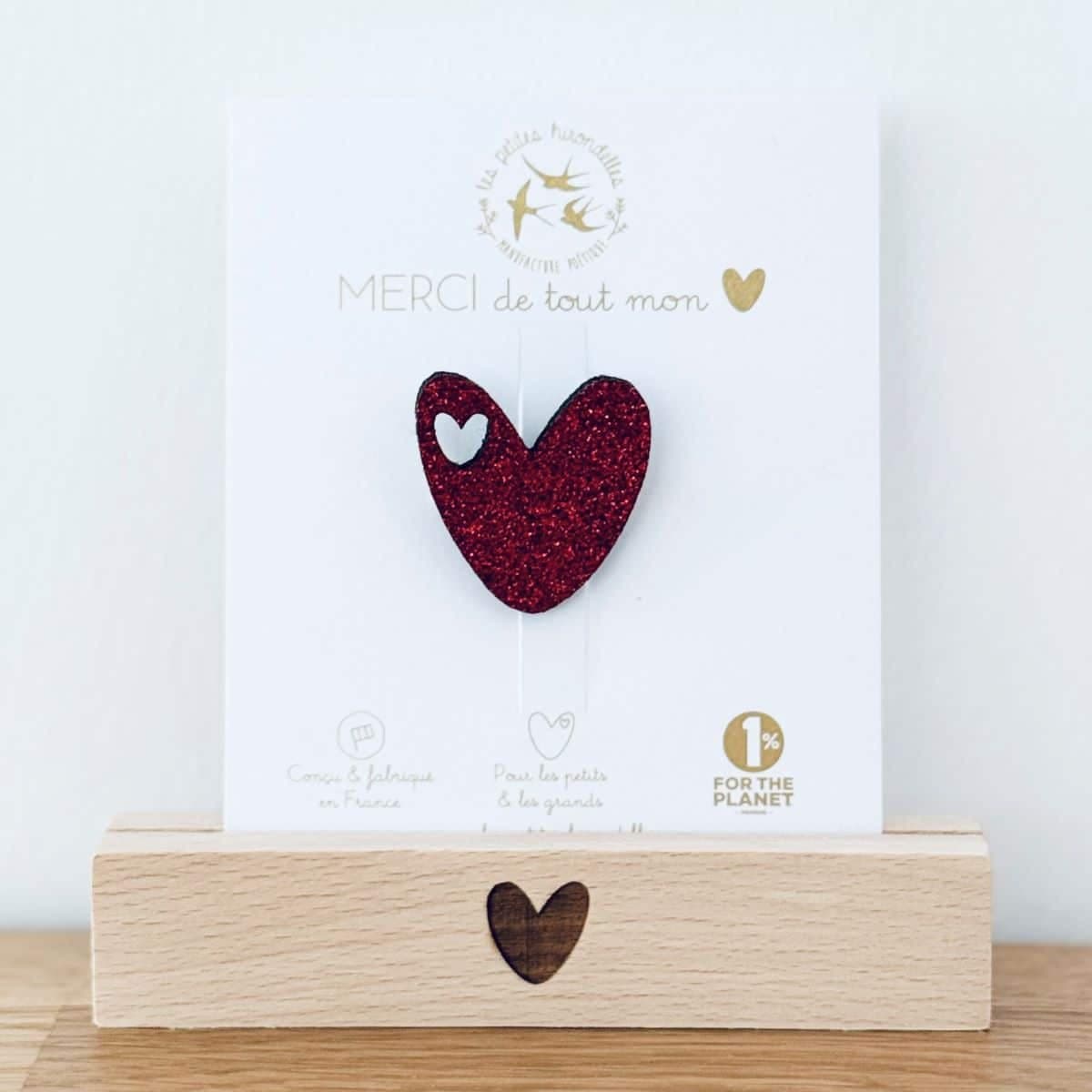 Merci de tout mon cœur - Petites attentions pailletées - vue 13