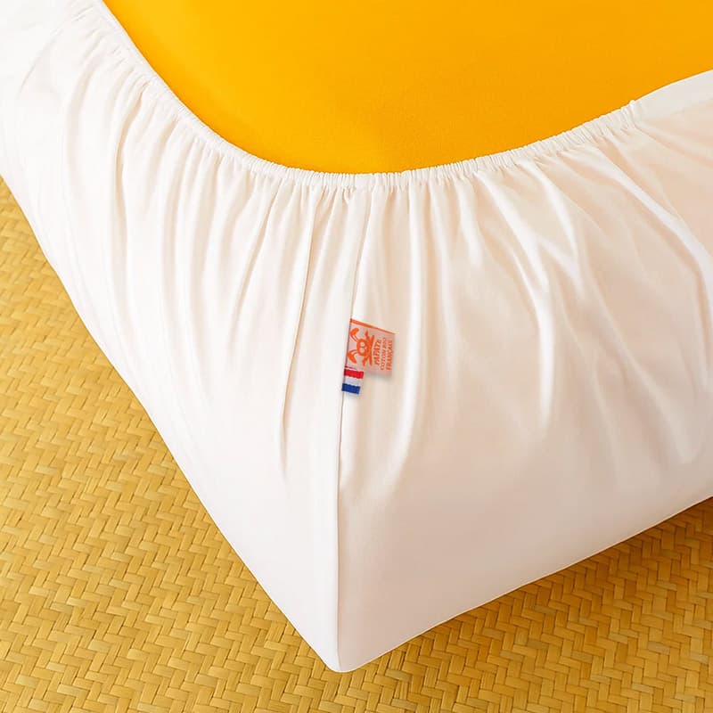 Drap Housse en Popeline de Coton Bio - vue 3