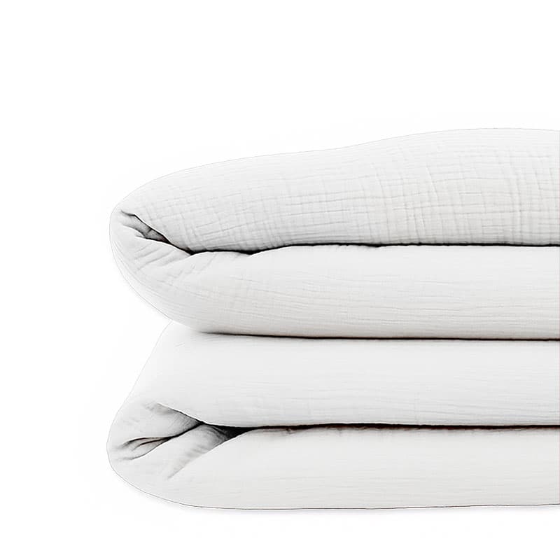 Housse de Couette en Coton Bio Blanc - vue 1