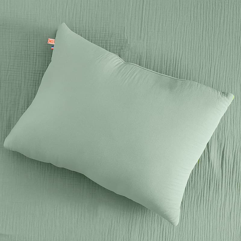 Coussin Rectangle en Coton Bio Vert - vue 4