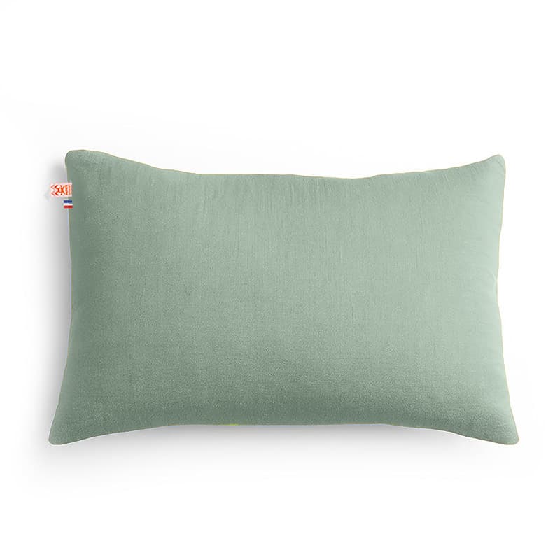 Coussin Rectangle en Coton Bio Vert - vue 1