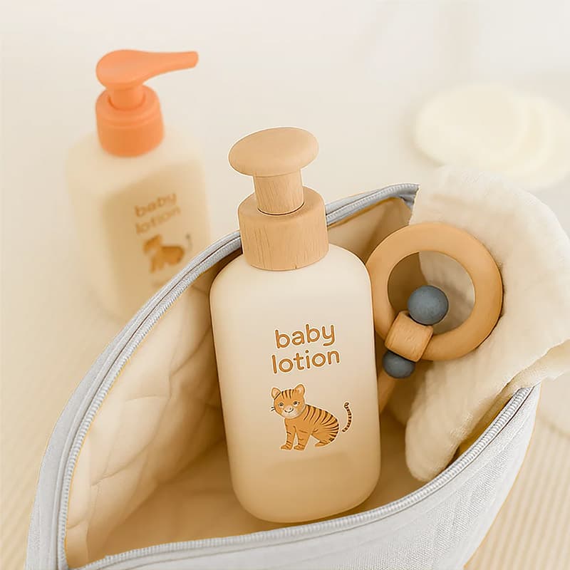 Trousse de Toilette en Coton Bio Blanc - vue 4