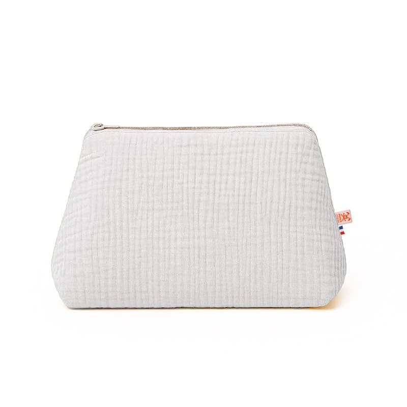 Trousse de Toilette en Coton Bio Blanc - vue 1