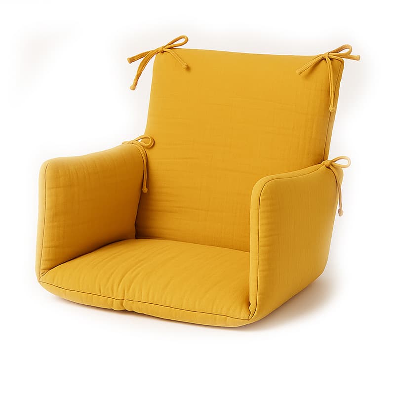 Coussin de Chaise Haute en Coton Bio Honey - vue 1