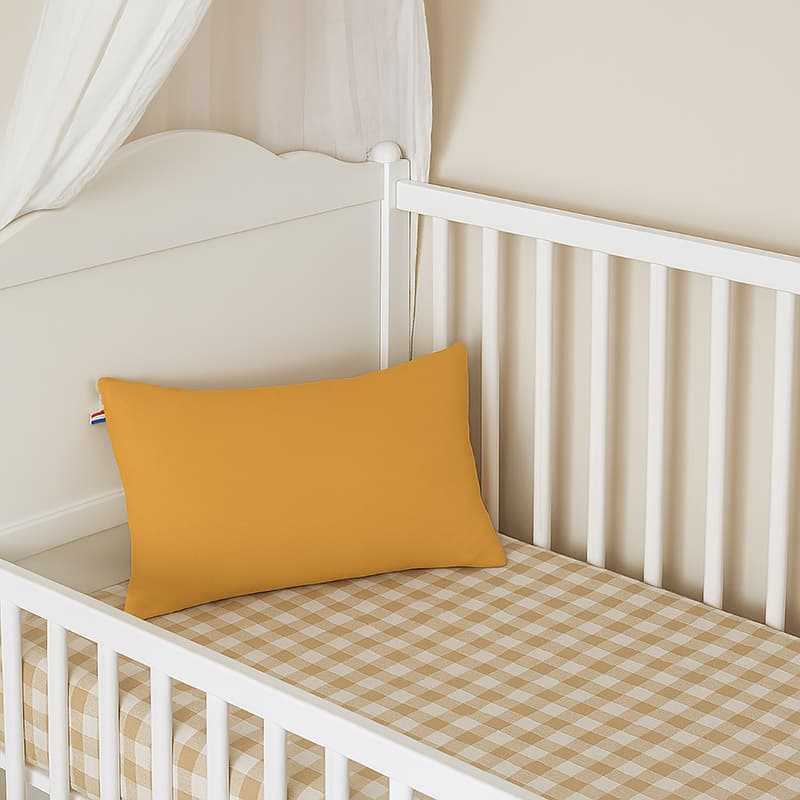 Coussin Rectangle en Coton Bio Honey - vue 3