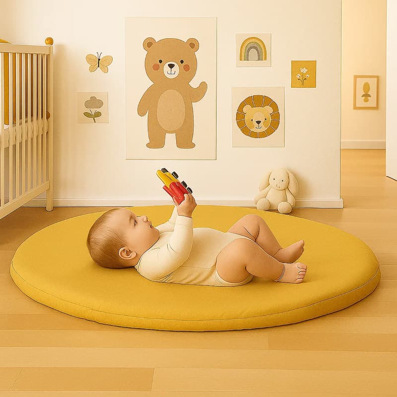 Tapis d'Eveil en Coton Bio Honey - vue 2