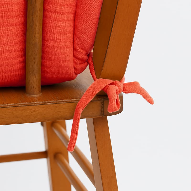 Coussin de Chaise Haute en Coton Bio Fraise - vue 4