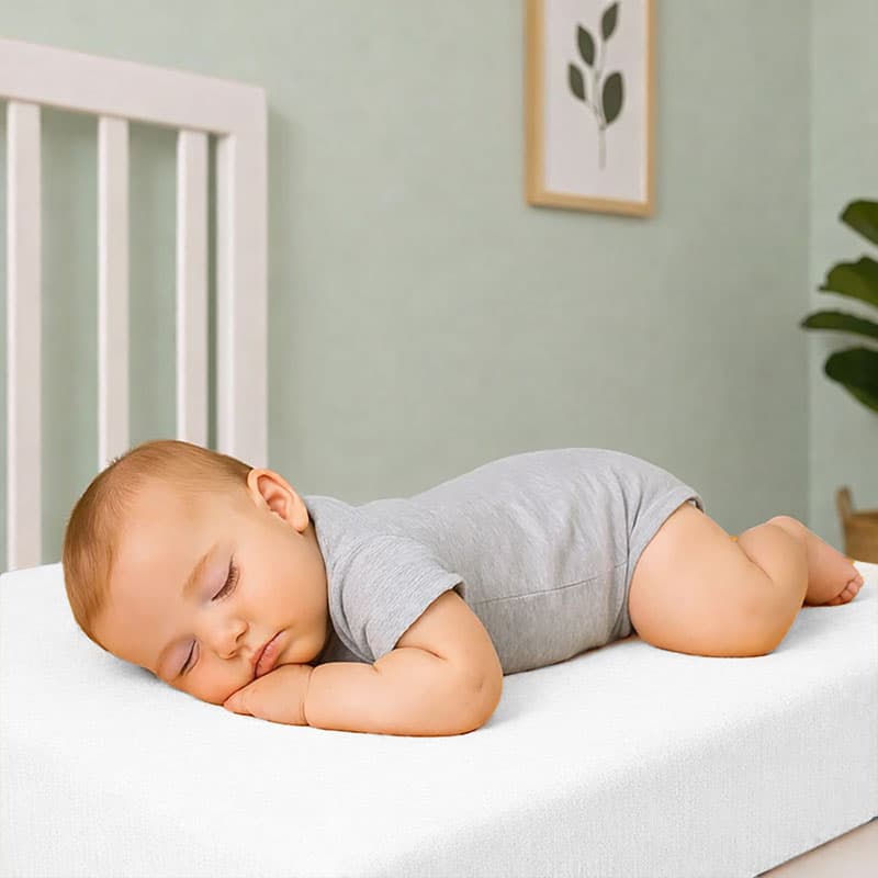 Drap Housse en Coton Bio blanc - vue 2