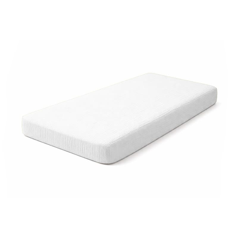 Drap Housse en Coton Bio blanc - vue 1