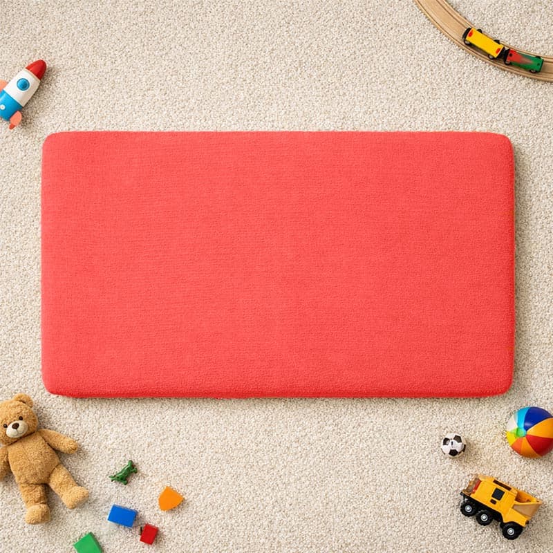 Drap Housse en Coton Bio Fraise - vue 3